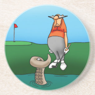 Superskoj Golf Humor Underlägg Gift