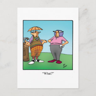 Superskoj Golf Humor vykort