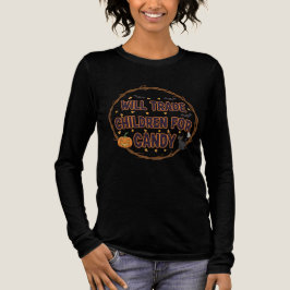 Superskoj Halloween Candy Trade Joke med Pumpkin T Shirt