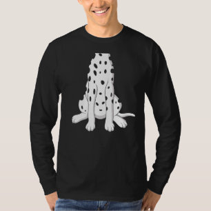 Superskoj Halloween Disguise Dalmatian Hund Costum T Shirt