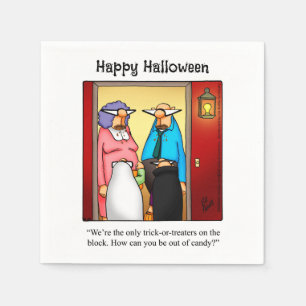 Superskoj Halloween Humor Party Napkins Pappersservett
