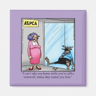 Superskoj Halloween Humor Square Magnet