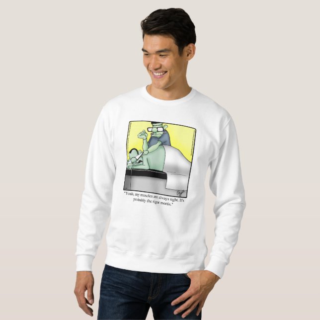 Superskoj Halloween Humor Sweatshirt (Hel framsida)