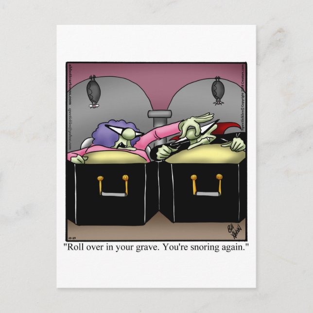 Superskoj Halloween Humor vykort (Framsida)