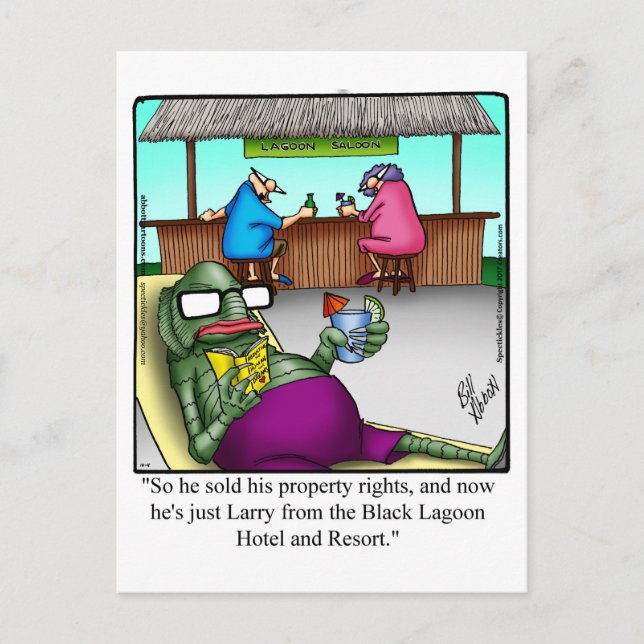 Superskoj Halloween Humor vykort (Framsida)