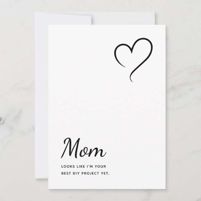 Superskoj Humous Joke Funny Mors dag Card Inbjudningar (Framsida)
