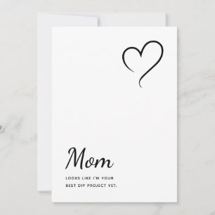 Superskoj Humous Joke Funny Mors dag Card Inbjudningar