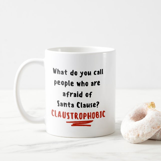 Superskoj Joke Mugg - Claustrophobic (Med munk)