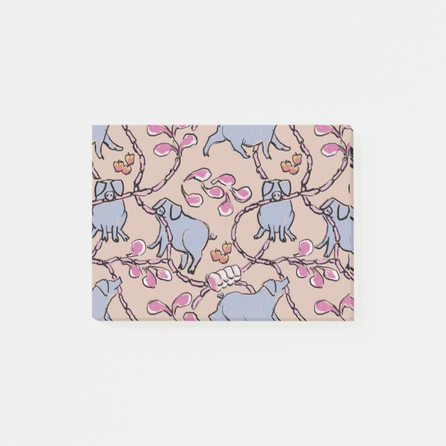 Superskoj kinesiska vietnamesiska Gris-året P-it Post-it Block (Framsida)