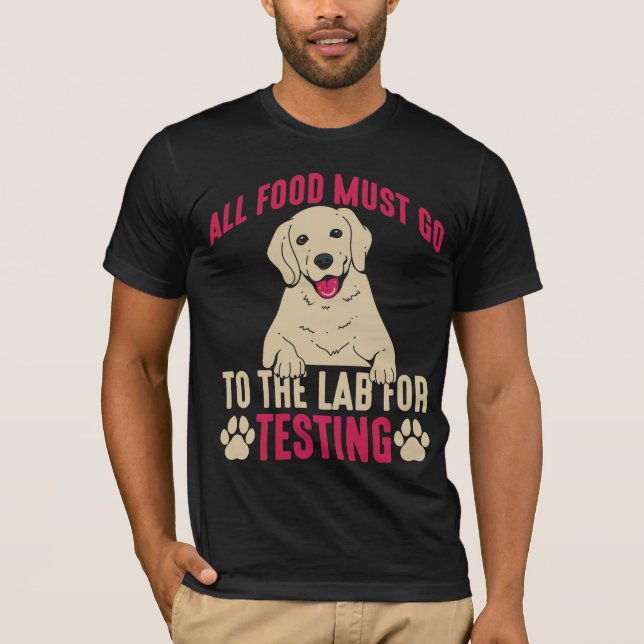 Superskoj Labrador Hundägare Lab Tass Pet Gift T Shirt (Framsida)