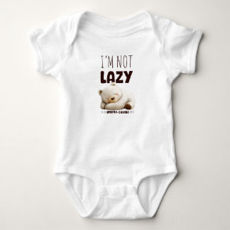 Superskoj Lazy Little Bear Message T Shirt
