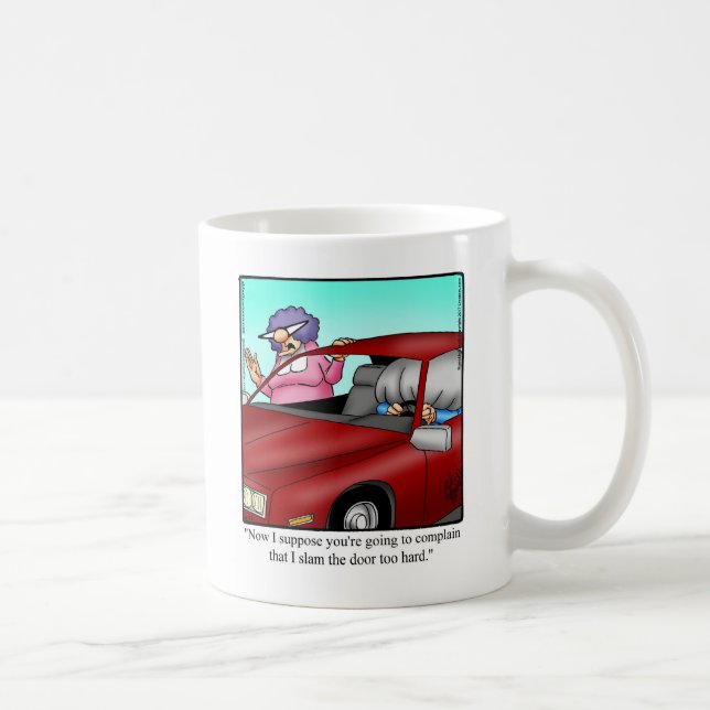 Superskoj Make Car Humor Mugg-gåva Kaffemugg (Höger)
