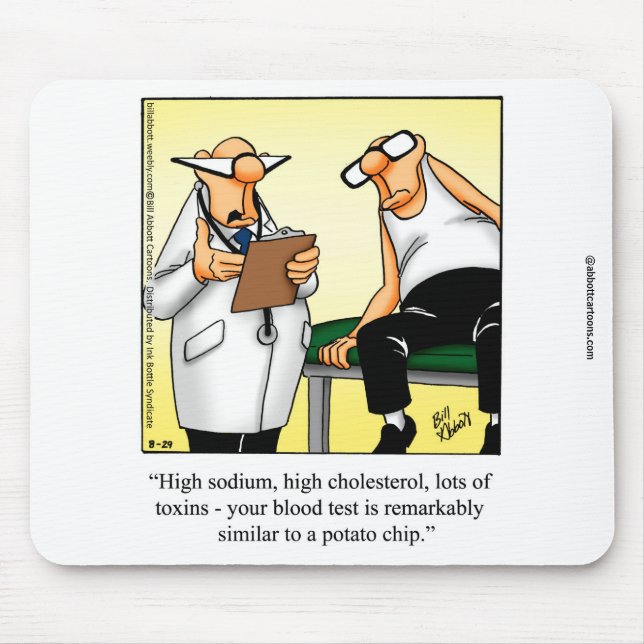 Superskoj Medical Humor Mouse Pad Musmatta (Framsidan)