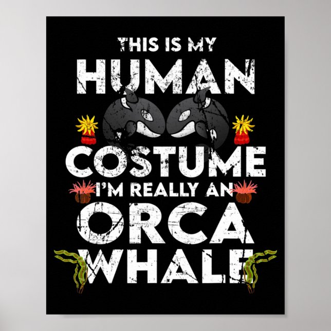 Superskoj Orca Halloween Costume Poster (Framsidan)