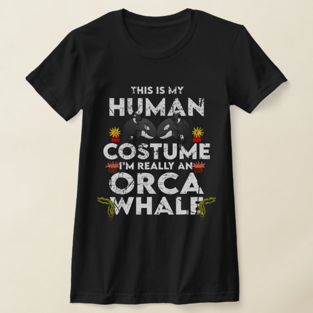 Superskoj Orca Halloween Costume T Shirt (Laydown)