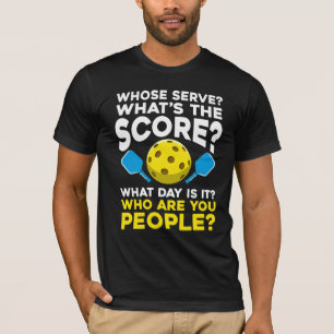 Superskoj Pickleball Quote Humous Sport Idrottare T Shirt