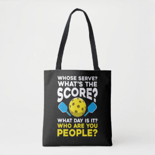 Superskoj Pickleball Quote Humous Sport Idrottare Tygkasse