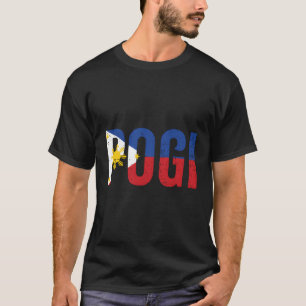 Superskoj Pogi-stat i Philipe Flagga T Shirt