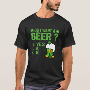 Superskoj som dricker Älskare St paddys day Vill j T Shirt
