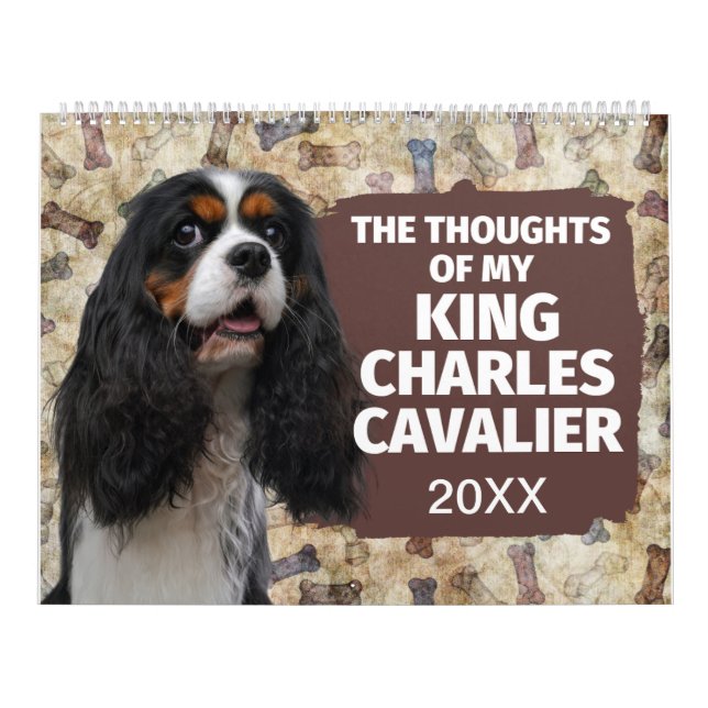 Superskoj Tankarna i My Kung Charles Cavalier Kalender (Omslag)