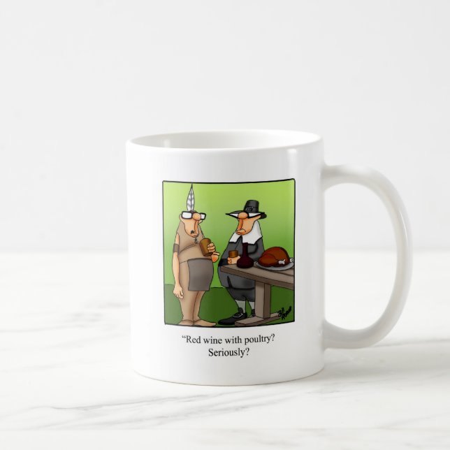 Superskoj Thanksgiving Coffee Mugg Gift med Humor (Höger)