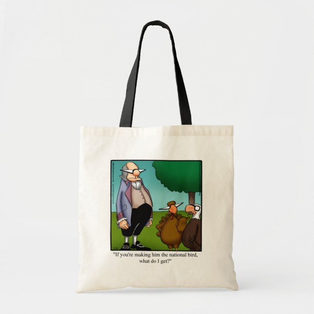Superskoj Thanksgiving Humor Tote Bag Gift Tygkasse (Framsidan)