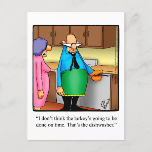 Superskoj Thanksgiving Humor Vykort