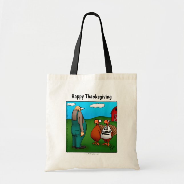 Superskoj Thanksgiving Tote Bag Gift Tygkasse (Framsidan)