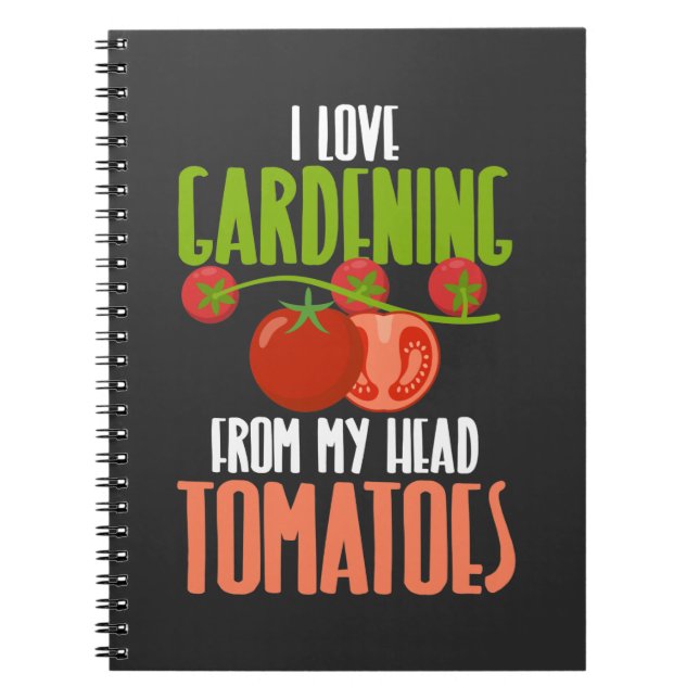 Superskoj Tomato Plant  Tomates Quote Anteckningsbok (Framsidan)