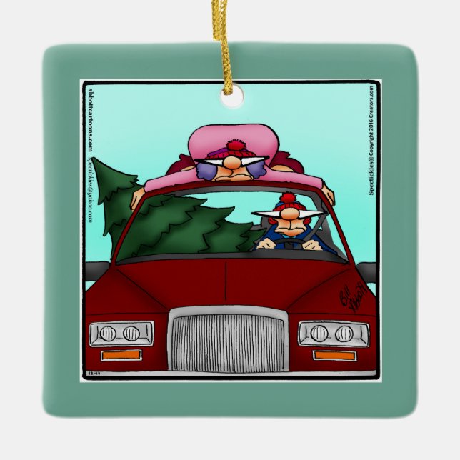 Superskoj Träd Cending Helgdag Ornament Gift (Framsida)