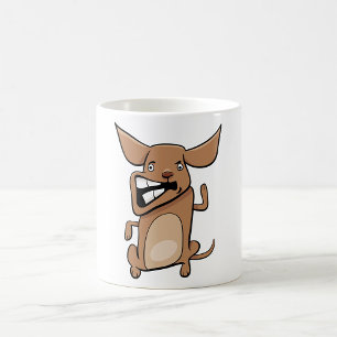 Superskojet Cute Pet Tecknad Crazy Kaffemugg