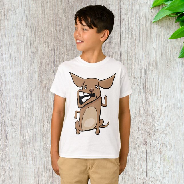 Superskojet Cute Pet Tecknad Crazy T Shirt (Skapare uppladdad)