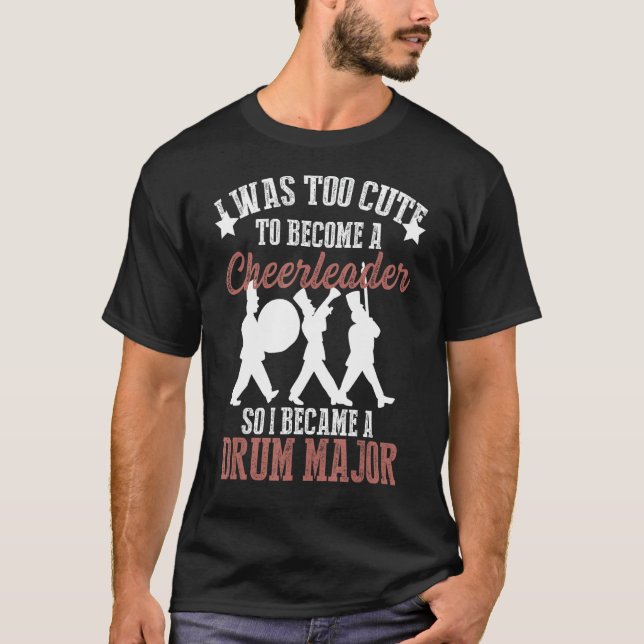 Superskojet Marching Band Drum Major Memeoke till  T Shirt (Framsida)