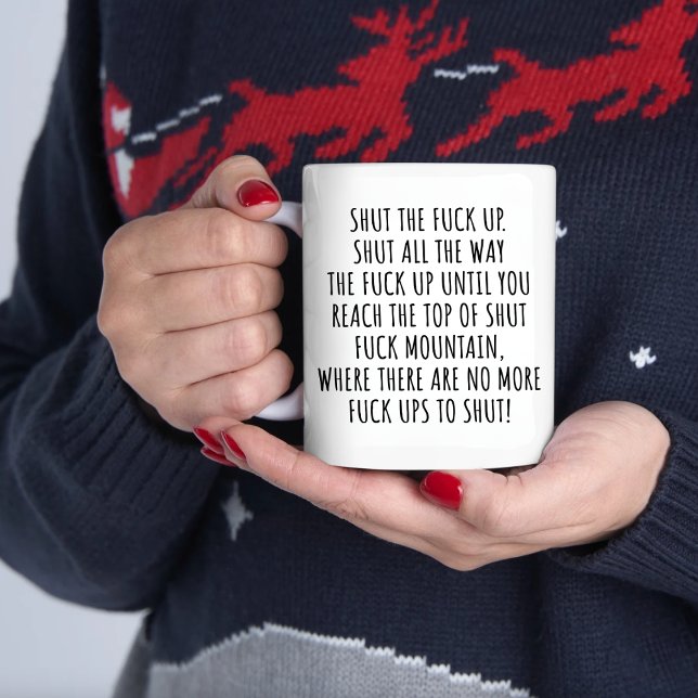 Superskojets offert, respitidéer olämplig Humor Kaffemugg (Skapare uppladdad)