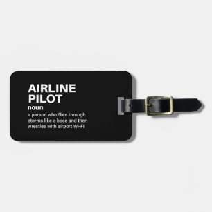 Superskojets pilotdefinition bagagebricka