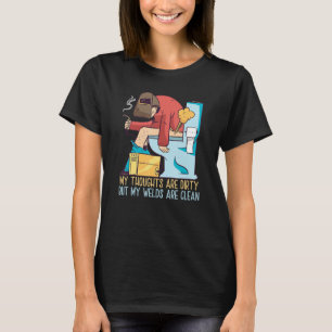 Superskojets svetsningskoder för svetsare t shirt