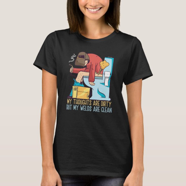 Superskojets svetsningskoder för svetsare t shirt (Framsida)