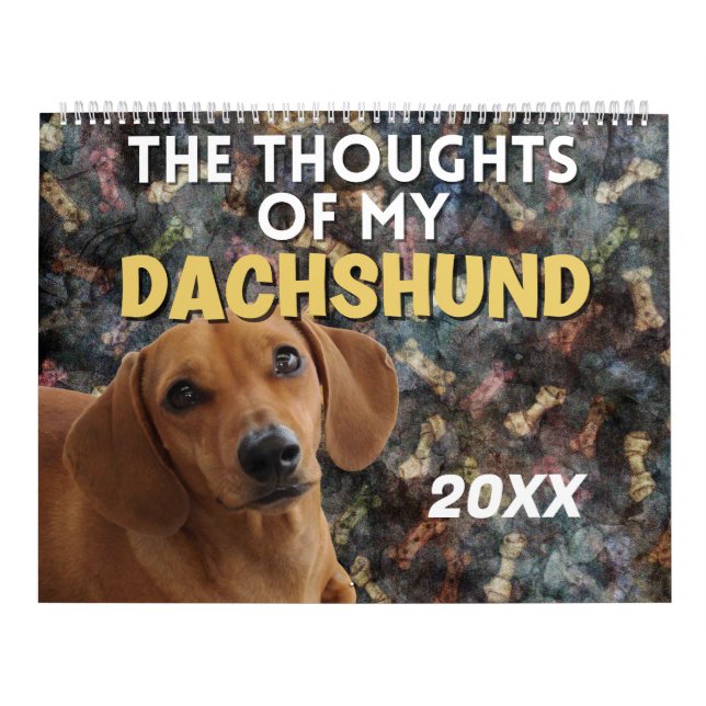 Superskojets tankar om min Dachshund Kalender (Omslag)