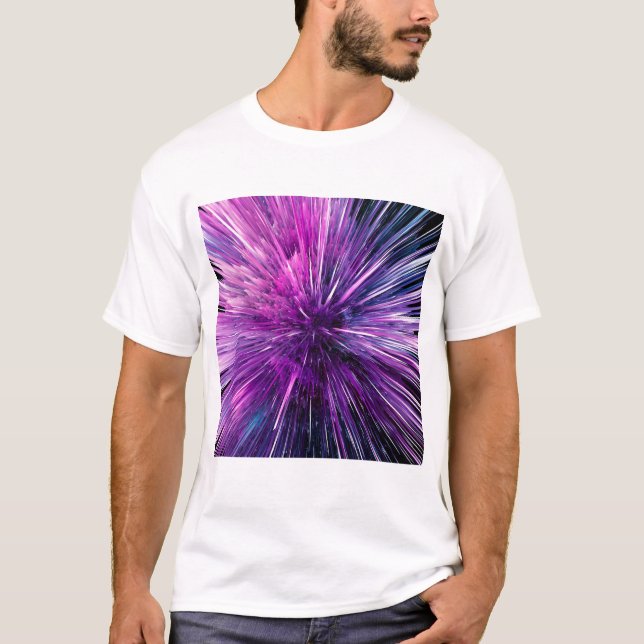 supersonic abstrakt t shirt (Framsida)
