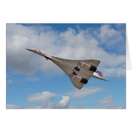 Supersonic Concorde G-BOAB Hälsningskort
