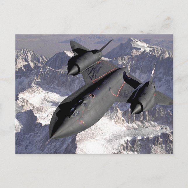 Supersonic Fighter Jet Vykort (Framsida)