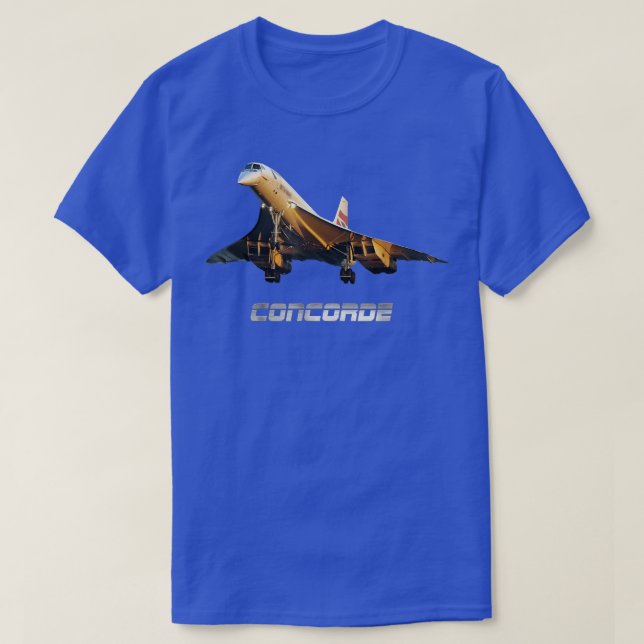 Supersonic Jet Concorde 216 T Shirt (Design framsida)