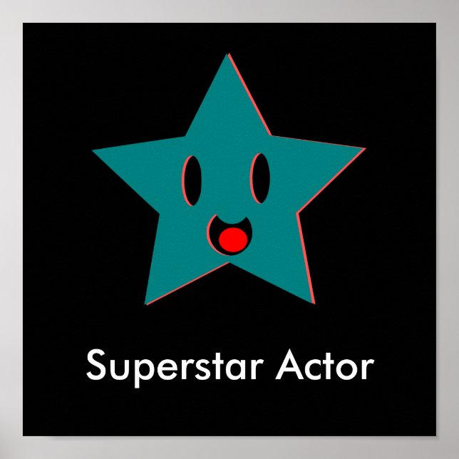 Superstar Actor Poster (Framsidan)