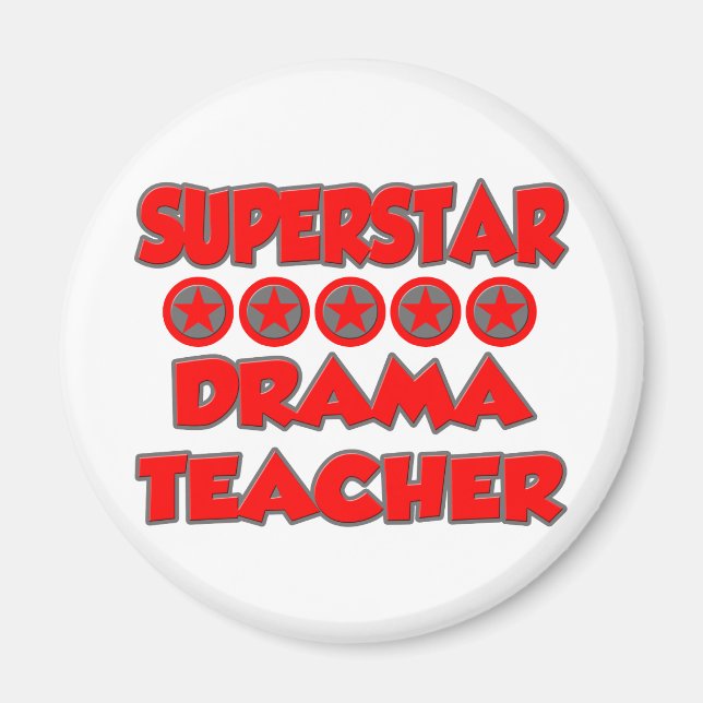 Superstar Drama Teacher Magnet (Framsidan)