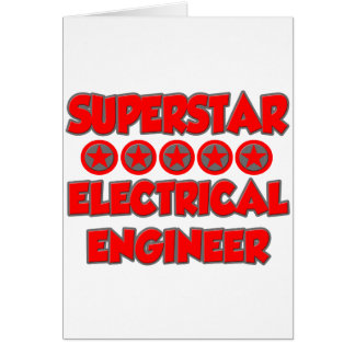 Superstar Electrical Ingenjör Hälsningskort