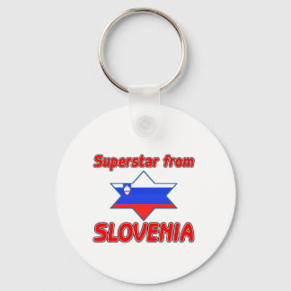 Superstar från Slovenien Nyckelring