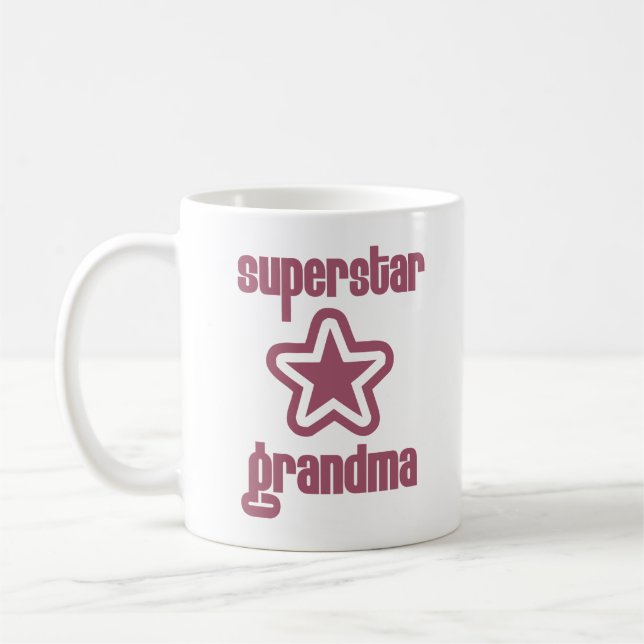 Superstar Grandma Kaffemugg (Vänster)