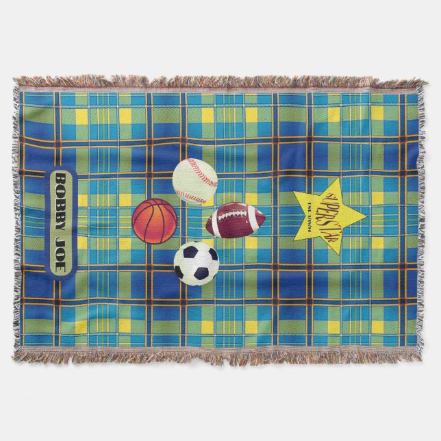 Superstar Gult Blue Play Filt (Framsidan)