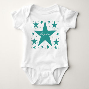 Superstar Infant T-shirt, Teal T Shirt
