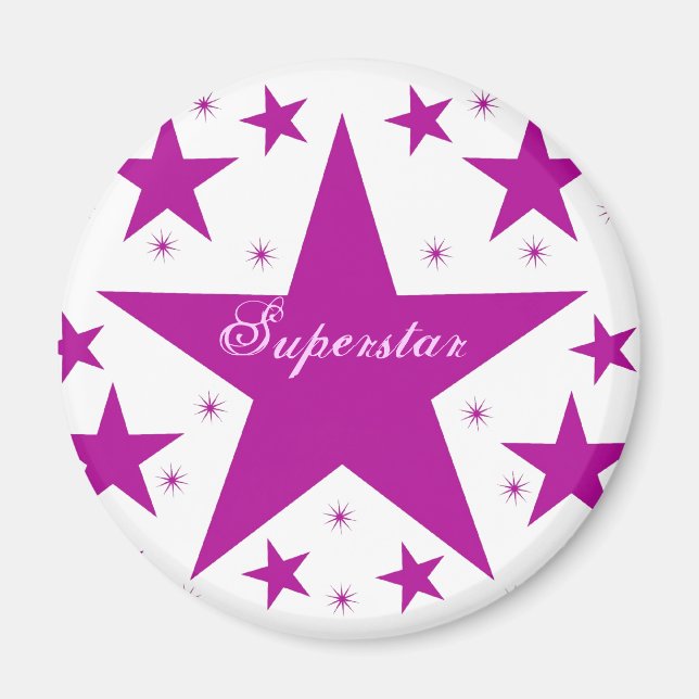 Superstar Magnet, Lila Magnet (Framsidan)